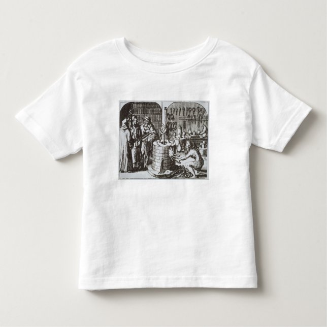 Camiseta Infantil Filósofos Hermetic e um alquimista, 'do musa (Frente)