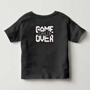 Camiseta Infantil Fim de Jogo, Subir de Nível: Mundo de Jogos Retrô