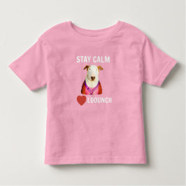 Camiseta Infantil FIQUE CALMO - AMOR LOOUNCH, Toddler's Tee