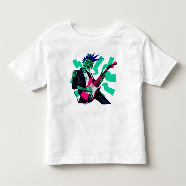 Camiseta Infantil Fique elétrico (Frente)