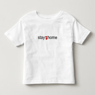 Camiseta Infantil Fique em casa