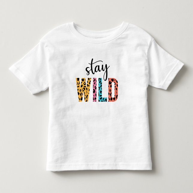 Camiseta Infantil Fique Selvagem (Frente)