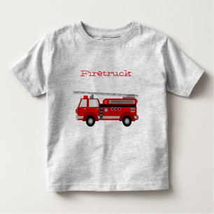 Camiseta Infantil Firetruck para crianças