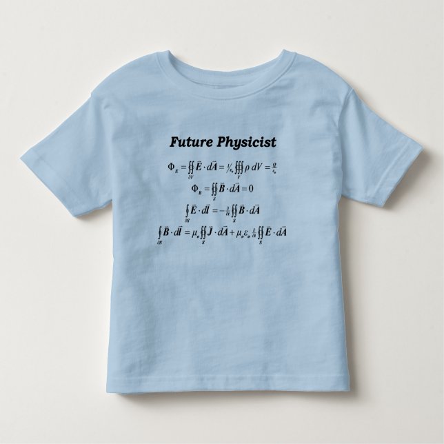 Camiseta Infantil Físico futuro - física da luz & do átomo para (Frente)