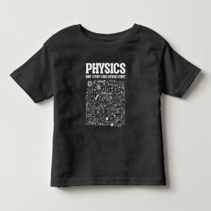 Camiseta Infantil Físicos Engraçados Professor Aluno de Física Ci
