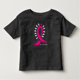 Camiseta Infantil Fita Rosa apoio ao cancer de mama
