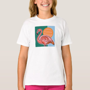 Camiseta Infantil Flamingo