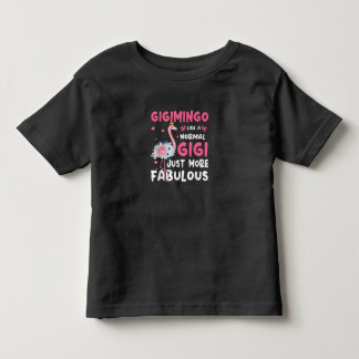 Camiseta Infantil Flamingo Gigimingo Como Uma Nana Normal É Engraçad
