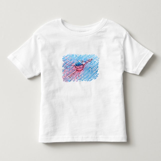Camiseta Infantil Flamingo Hidratado (Frente)