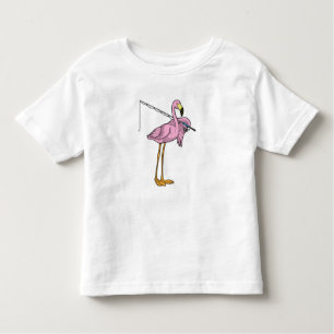 Camiseta Infantil Flamingo - Pesca do Peixe-Vara