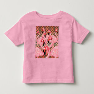Camiseta Infantil Flamingoes no Desfile