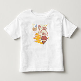 Camiseta Infantil Flash Chibi  Muito Rápido Para Soneca