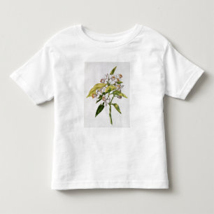 Camiseta Infantil Flor da árvore alaranjada, 'de La Guirlande de