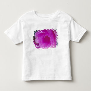 Camiseta Infantil Flor de Hedgehog Cactus rosa (Echinocereus)