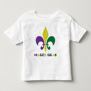 Camiseta Infantil Flor de lis do ~ do carnaval