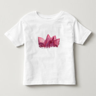 Camiseta Infantil flor de lótus [Nelumbio speciosum] em plena