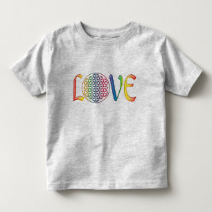 Camiseta Infantil Flor de Vida / Blume des Lebens - AMOR