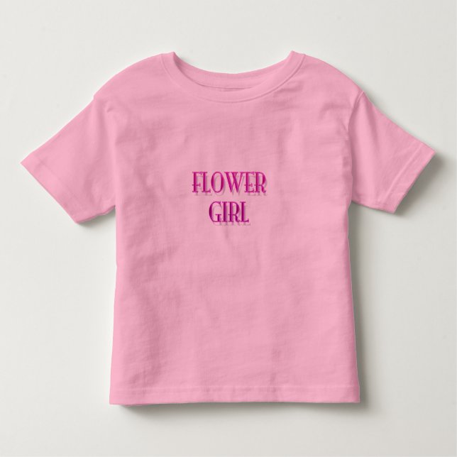 Camiseta Infantil Flor Girl (Frente)