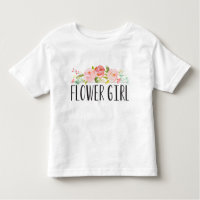 Flor Girl Toddler Tee | Bridesmaid