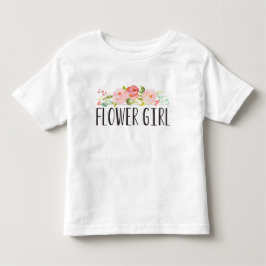 Camiseta Infantil Flor Girl Toddler Tee | Bridesman