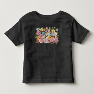 Camiseta Infantil Floral de Bordado Gráfico do BUGS BUNNY™
