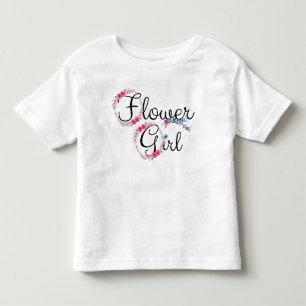 Camiseta Infantil Floral de Flower Girl