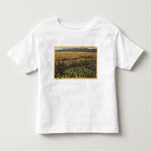 Camiseta Infantil Flores de CaliforniaWild no deserto