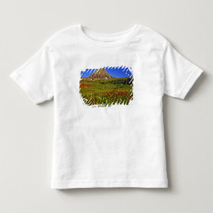 Camiseta Infantil Flores silvestres alpinas em Logan Pass no Glaciar