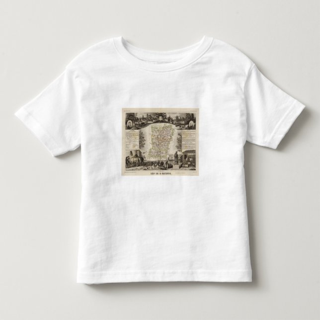 Camiseta Infantil Floresta, limites do distrito (Frente)