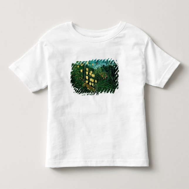 Camiseta Infantil Floresta tropical (Frente)