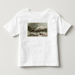 Camiseta Infantil Florestas no inverno