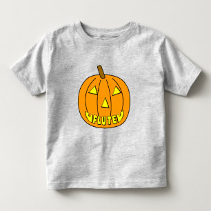 Camiseta Infantil Flute Halloween Pumpkin
