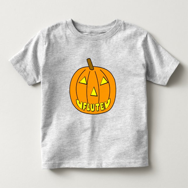 Camiseta Infantil Flute Halloween Pumpkin (Frente)