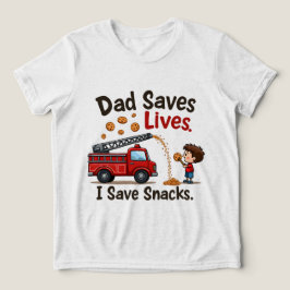 Camiseta Infantil Fofa de Combate a Incêndio com C