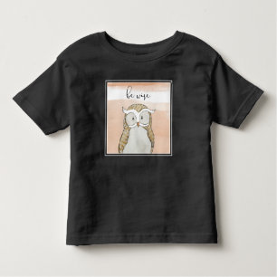 Camiseta Infantil Fofinhos Coruja   Ser Sábio