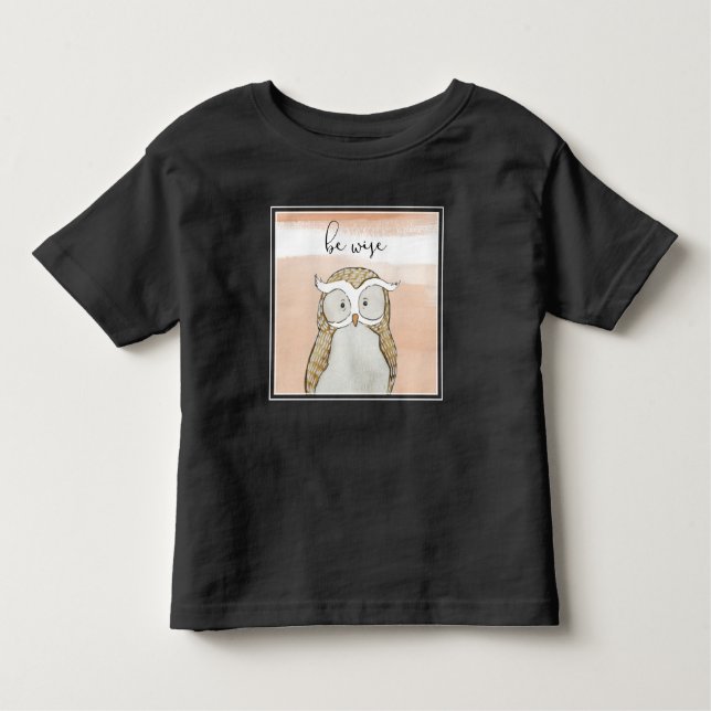 Camiseta Infantil Fofinhos Coruja | Ser Sábio (Frente)
