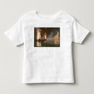 Camiseta Infantil Fogos-de-artifício no Seine