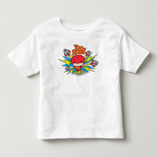 Camiseta Infantil Foguetes Incríveis do Chibi Flash