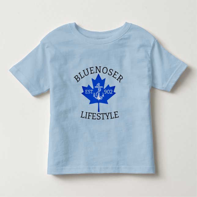 Camiseta Infantil Folha de Mapeamento do Estilo de Vida Bluenoser 90 (Frente)