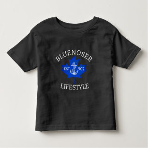 Camiseta Infantil Folha de Mapeamento do Estilo de Vida Bluenoser 90