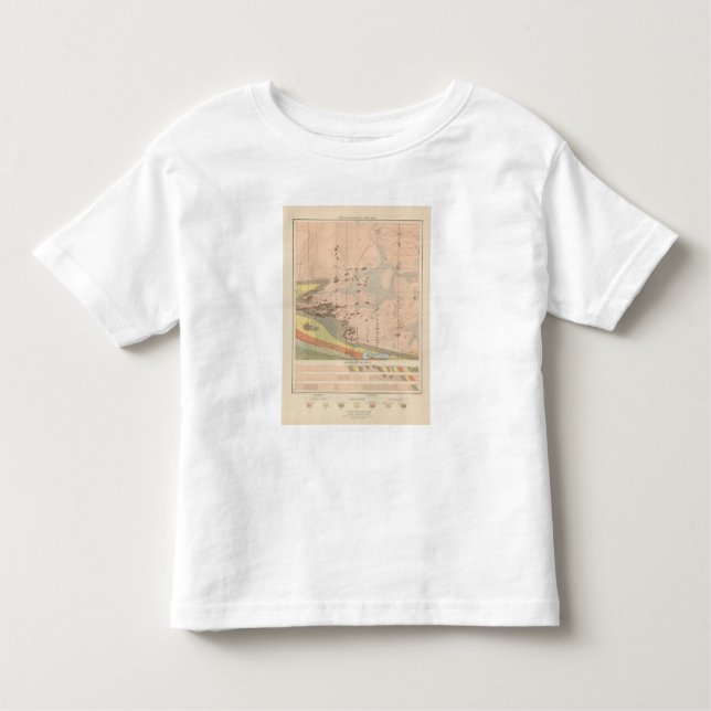 Camiseta Infantil Folha detalhada XVIII da geologia (Frente)