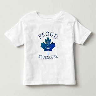 Camiseta Infantil Folha do mapeador de âncora Nova Scotia Orud Bluen