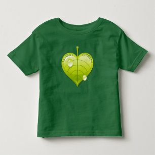 CAMISETA INFANTIL FOLHA VERDE VIVA