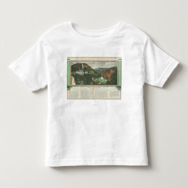 Camiseta Infantil Folheto de Colorado do hotel (Frente)
