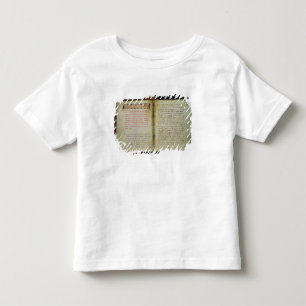 Camiseta Infantil Fólios do evangelho de St. Sergius de Radonezh