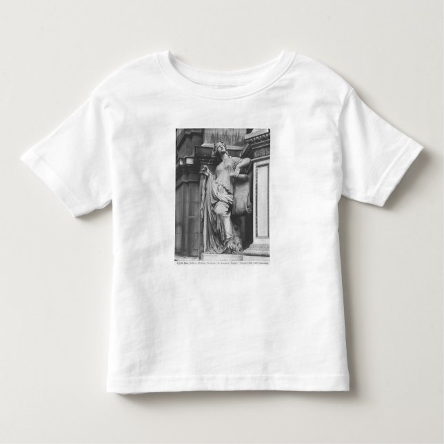 Camiseta Infantil Fonte de Moliere, comédia clara, 1844 (Frente)