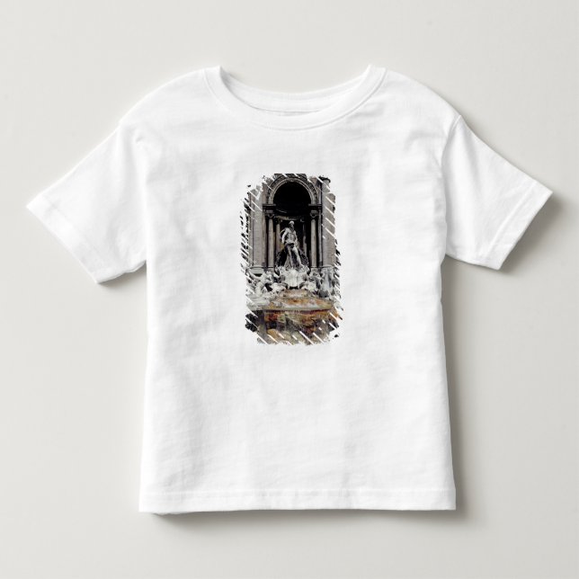 Camiseta Infantil Fonte do Trevi, construída 1732-62 (Frente)