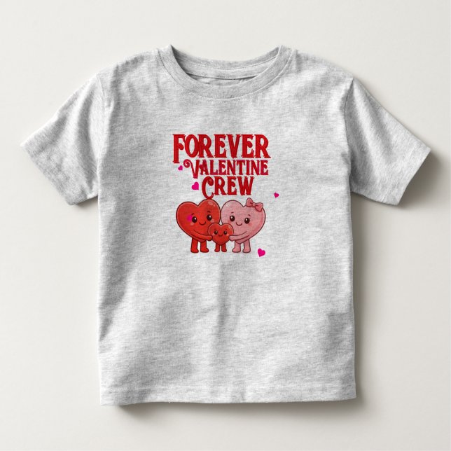 Camiseta Infantil Forever Valentine Crew (Frente)