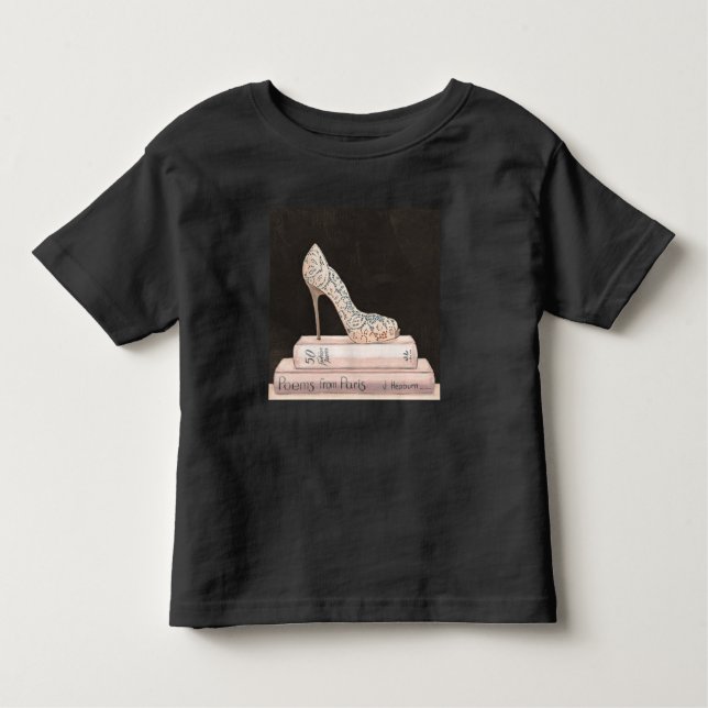 Camiseta Infantil Forma elegante selvagem do salto alto de Apple | (Frente)