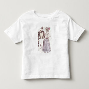 Camiseta Infantil Forma para os homens e as mulheres, 1830